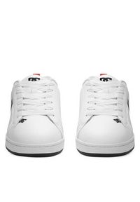 DC Shoes Sneakersy COURT GRAFFIK SQ ADYS100442-WLK Biały. Kolor: biały. Materiał: skóra