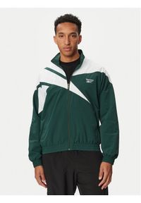 Reebok Bluza RK25720CCM Zielony Regular Fit. Kolor: zielony. Materiał: syntetyk #1