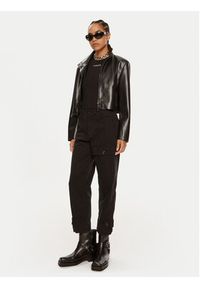 Pinko Spodnie materiałowe Globo 102042 A215 Czarny Regular Fit. Kolor: czarny. Materiał: bawełna