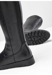 bonprix - Kozaki z szeroką cholewką. Kolor: czarny. Szerokość cholewki: szeroka. Styl: klasyczny #2