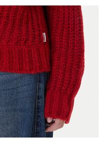 Mustang Sweter Erin 1017072 Czerwony Relaxed Fit. Kolor: czerwony. Materiał: syntetyk #5