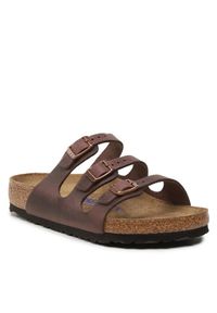 Klapki Birkenstock. Kolor: brązowy #1