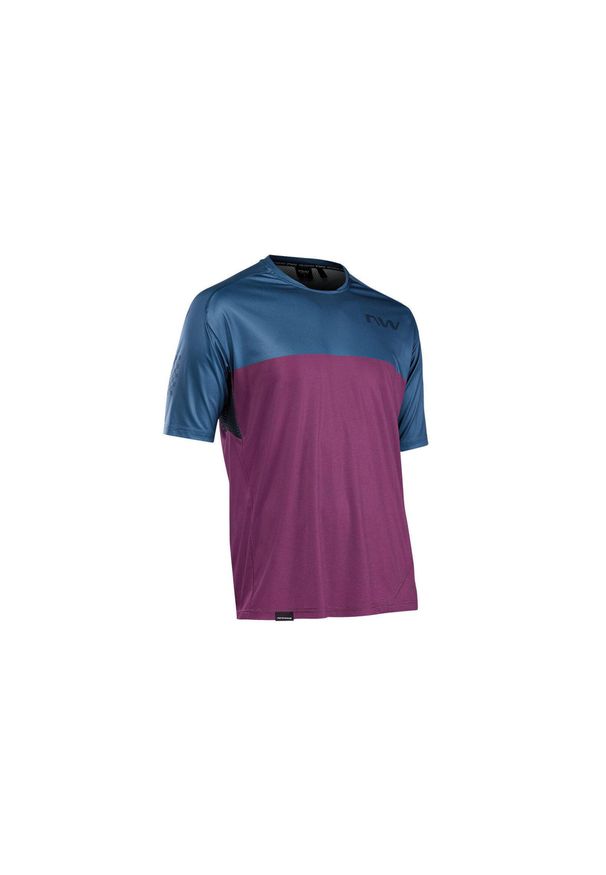 Koszulka rowerowa mtb NORTHWAVE EDGE Jersey. Kolor: fioletowy, niebieski, wielokolorowy. Materiał: jersey. Długość rękawa: krótki rękaw. Długość: krótkie. Sport: kolarstwo
