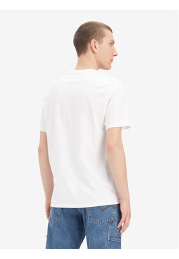 Levi's® T-Shirt Workwear A5850-0005 Biały Loose Fit. Kolor: biały. Materiał: bawełna