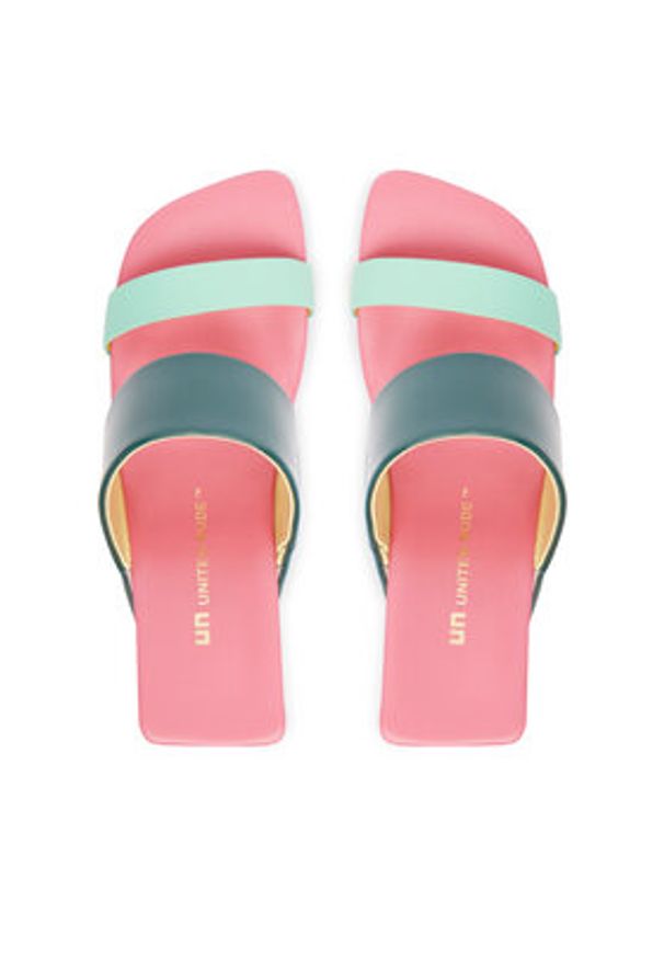 United Nude Klapki Loop Hi 1000597803 Zielony. Kolor: zielony. Materiał: skóra