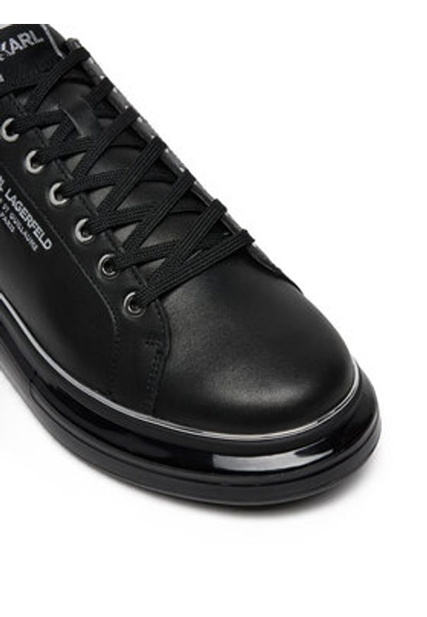 Karl Lagerfeld - KARL LAGERFELD Sneakersy Kapri Kushion KL52615 Czarny. Kolor: czarny. Materiał: skóra