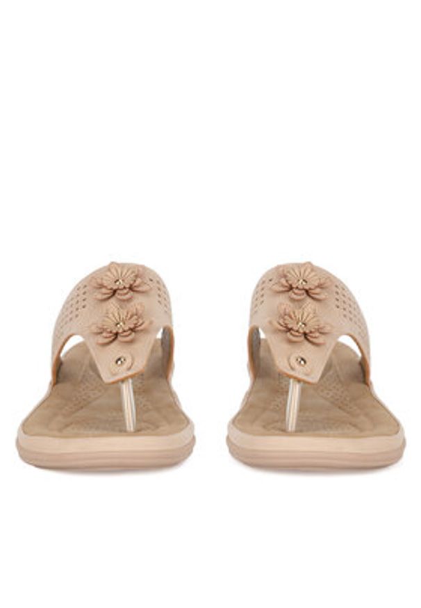 Clara Barson Japonki WYL0510-26 Beżowy. Kolor: beżowy. Materiał: syntetyk