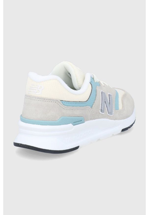 New Balance Buty CW997HTL kolor szary na płaskim obcasie. Nosek buta: okrągły. Zapięcie: sznurówki. Kolor: szary. Obcas: na obcasie. Wysokość obcasa: niski