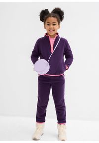 bonprix - Bluza z polaru. Kolor: fioletowy. Materiał: polar #2