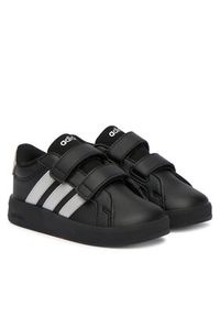 Adidas - adidas Sneakersy Grand Court 3.0 Shoes Infants KI7188 Czarny. Kolor: czarny. Materiał: skóra #6
