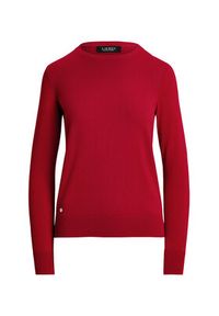 Lauren Ralph Lauren - LAUREN RALPH LAUREN Sweter 200919114016 Czerwony Slim Fit. Kolor: czerwony. Materiał: bawełna #6