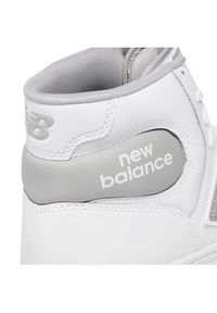 New Balance Sneakersy BB480SCD Biały. Kolor: biały. Materiał: skóra