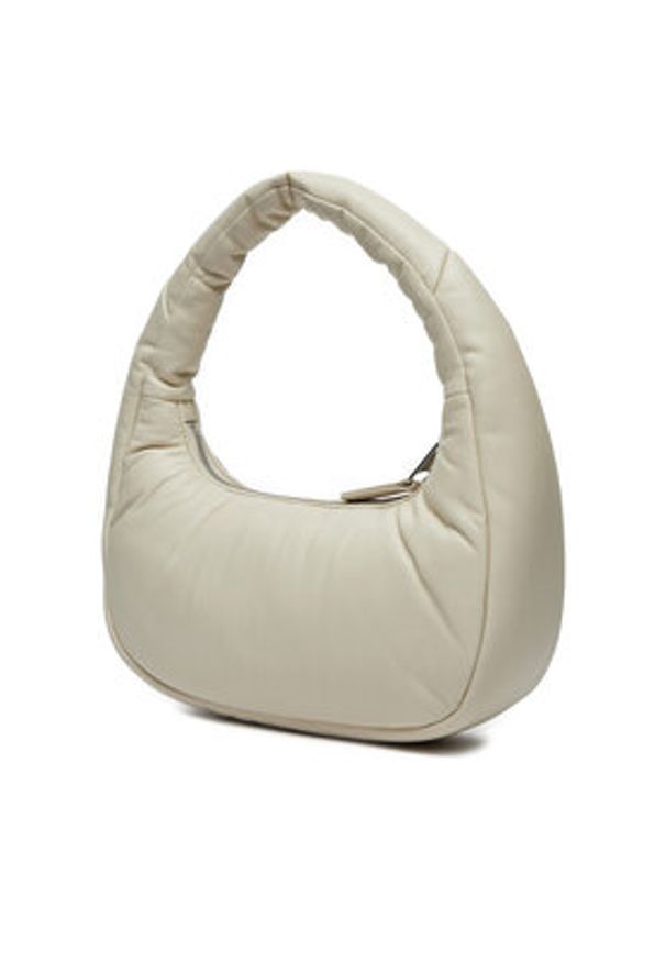 Tommy Jeans Torebka Tjw Pillow Shoulder Bag AW0AW16977 Beżowy. Kolor: beżowy. Materiał: skórzane