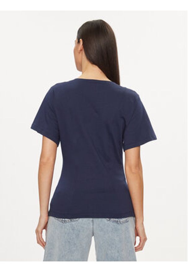 United Colors of Benetton - United Colors Of Benetton T-Shirt 3BL0D106A Granatowy Regular Fit. Kolor: niebieski. Materiał: bawełna