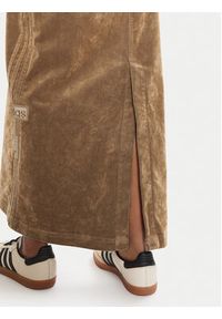 Adidas - adidas Spódnica maxi Adibreak JY2397 Brązowy Regular Fit. Kolor: brązowy. Materiał: bawełna #3
