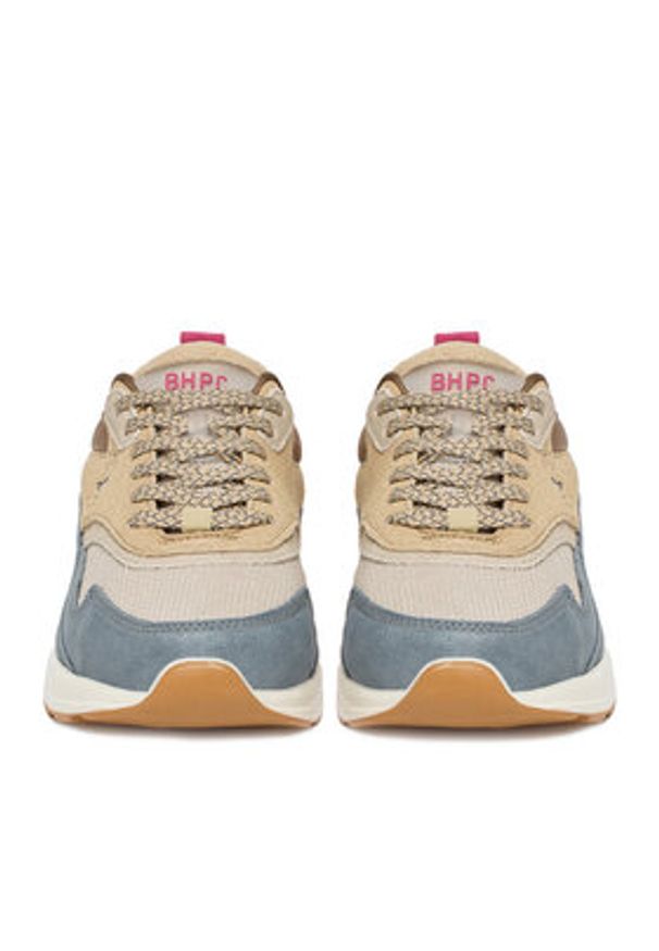 Beverly Hills Polo Club Sneakersy EO-L240061 Beżowy. Kolor: beżowy. Materiał: skóra, zamsz