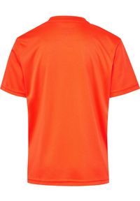 Hummel Koszulka poliestrowa sportowa Poly Logo Jersey Kids. Kolor: pomarańczowy. Materiał: jersey, poliester