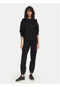 Hugo - HUGO Spodnie dresowe Flokky 50566682 Czarny Relaxed Fit. Kolor: czarny. Materiał: bawełna #3