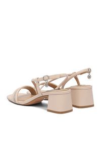 Nine West Sandały EO-LS505187-13 Beżowy. Kolor: beżowy. Materiał: materiał #3