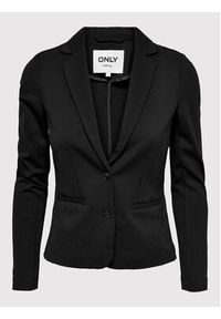 only - ONLY Marynarka Poptrash 15153144 Czarny Regular Fit. Kolor: czarny. Materiał: syntetyk #6
