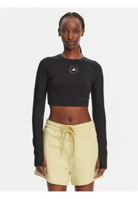 Adidas by Stella McCartney - adidas by Stella McCartney Koszulka techniczna Stella McCartney TrueStrength IW3859 Czarny Slim Fit. Kolor: czarny. Materiał: syntetyk