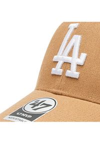 47 Brand Czapka z daszkiem Los Angeles Dodgers B-MVPSP12WBP-QL Brązowy. Kolor: brązowy. Materiał: materiał #5