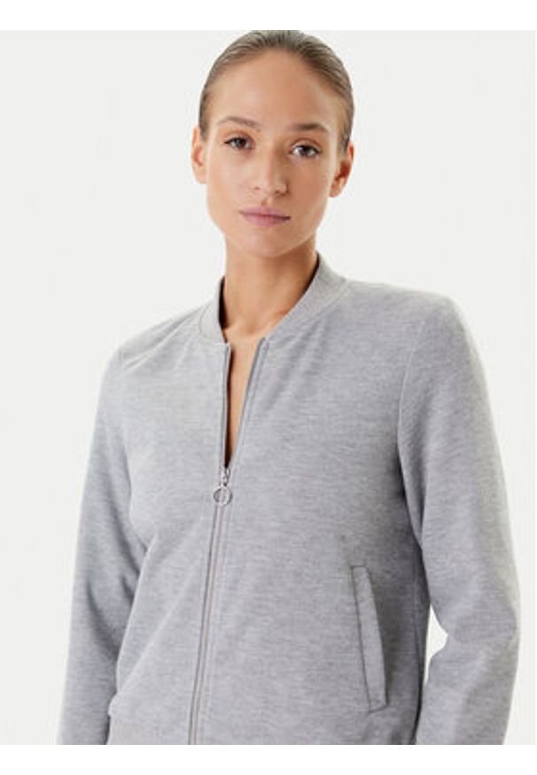 Vero Moda Bluza Kimiko 10331961 Szary Regular Fit. Kolor: szary. Materiał: syntetyk
