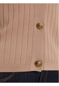 Guess Kardigan W5YR11 Z0130 Beżowy Regular Fit. Kolor: beżowy. Materiał: wiskoza #3