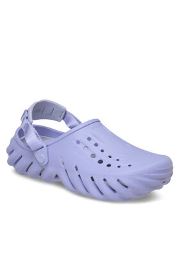 Crocs Klapki Echo Clog 207937 Fioletowy. Kolor: fioletowy