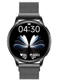 Maxcom Ecowatch 3 czarny. Rodzaj zegarka: smartwatch. Kolor: czarny. Materiał: mesh. Styl: sportowy, casual, klasyczny, elegancki #3