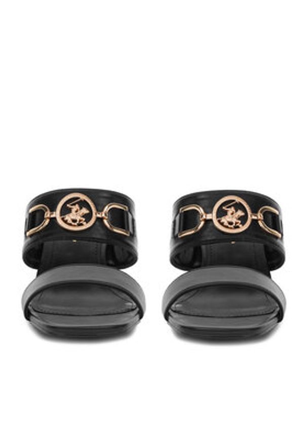 Beverly Hills Polo Club Klapki CEO-LS6450-04 Czarny. Kolor: czarny. Materiał: skóra
