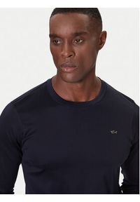 PAUL & SHARK - Paul&Shark Longsleeve 15311611 Granatowy Regular Fit. Kolor: niebieski. Materiał: bawełna. Długość rękawa: długi rękaw #3