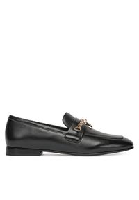 Eva Minge Loafersy CYNIA-LT2513-37 Czarny. Kolor: czarny. Materiał: skóra