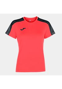 Koszulka do piłki nożnej damska Joma Academy III z krótkim rękawem. Kolor: czerwony, różowy, wielokolorowy, czarny. Długość rękawa: krótki rękaw. Długość: krótkie. Sport: piłka nożna #1