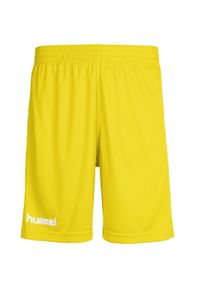 Spodenki sportowe dziecięce Hummel Core Kids Poly Shorts. Kolor: żółty. Styl: sportowy