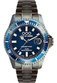 NoName - Zegarek Zegarek męski Out Of Order 001.18-BL.CR szary. Kolor: szary #1