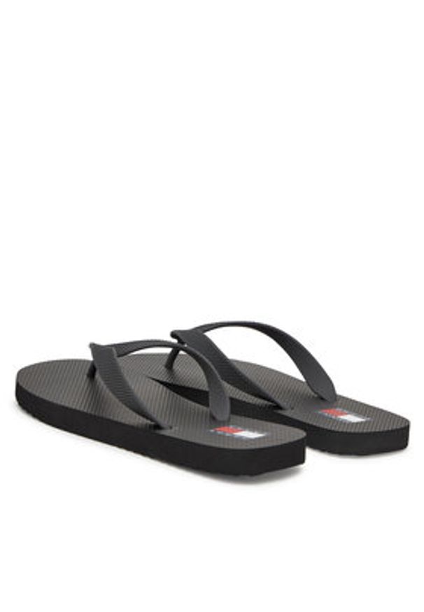Tommy Jeans Japonki Tjm Beach Sandal EM0EM01560 Czarny. Kolor: czarny