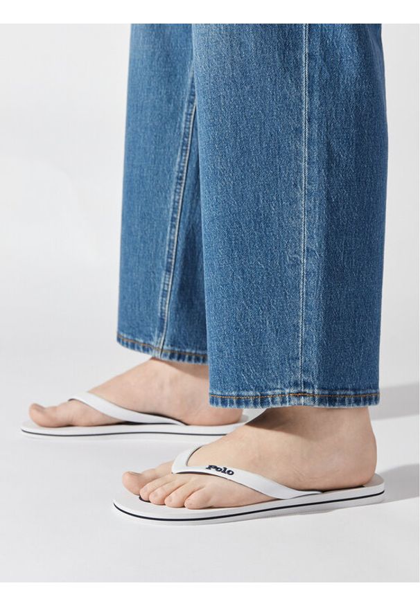 Polo Ralph Lauren Japonki Bolt 816830672002 Biały. Kolor: biały. Materiał: syntetyk