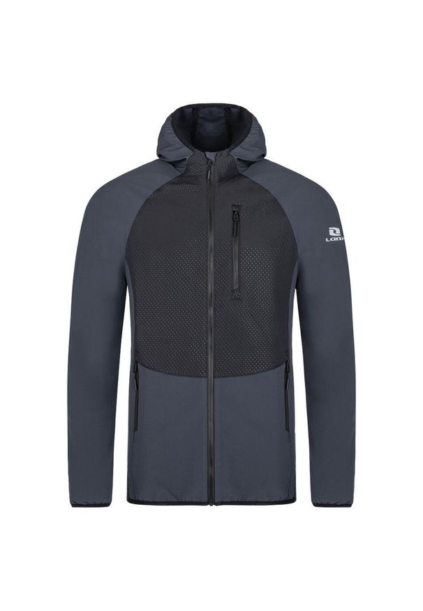 GLOMEX - Glemo Loaf Urcael Kurtka Softshell Męska XL — Wiatroodporna i Oddychająca. Kolor: szary, fioletowy, wielokolorowy. Materiał: softshell. Sport: turystyka piesza