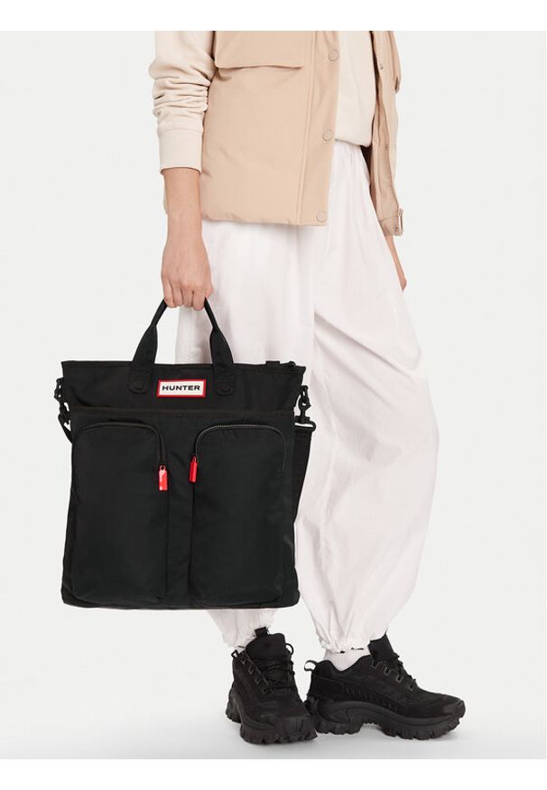 Hunter Plecak CEO-HTR-B-006-08 Czarny. Kolor: czarny. Materiał: materiał