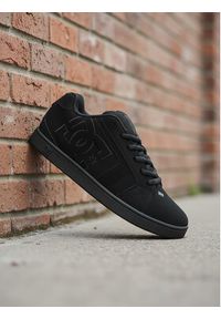DC Sneakersy EO-NET 302361-3BK Czarny. Kolor: czarny. Materiał: nubuk, skóra #8