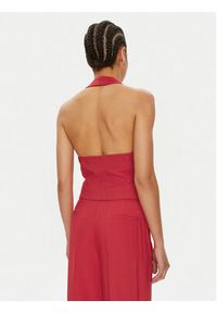 ViCOLO Kamizelka TB1429 Czerwony Regular Fit. Kolor: czerwony. Materiał: wiskoza #2