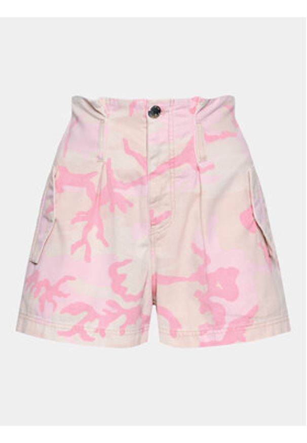Pinko Szorty jeansowe Golf 100591 A0MW Różowy Regular Fit. Kolor: różowy. Materiał: jeans, bawełna