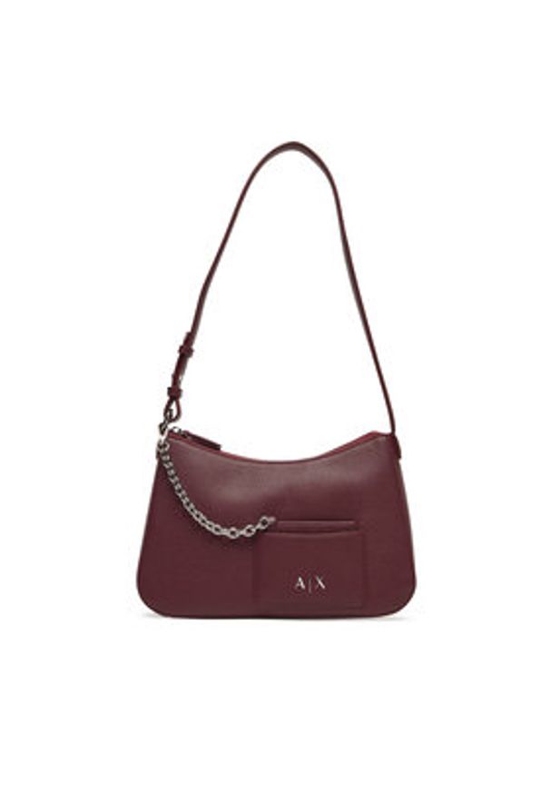 Armani Exchange Torebka XW001213 AF15625 UA343 Bordowy. Kolor: czerwony. Materiał: skórzane