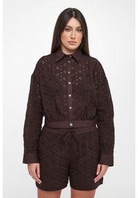 Pinko - Koszula damska ażurowa Charita PINKO. Wzór: ażurowy #3