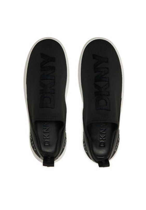 DKNY Sneakersy Jonas K4403462 Czarny. Kolor: czarny. Materiał: materiał