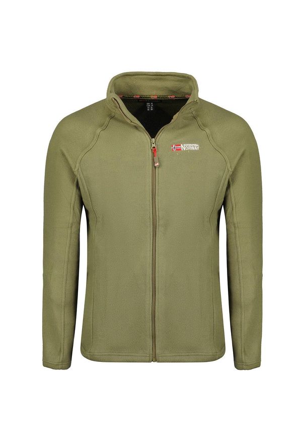 Bluza polarowa męska Geographical Norway Tug FZ 235 g/m² zielona.. Kolor: zielony. Materiał: poliester