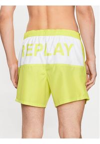 Replay Szorty kąpielowe LM1128.000.82972R Zielony Regular Fit. Kolor: zielony. Materiał: syntetyk #2