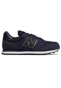 Buty New Balance GW500NGN - granatowe. Okazja: na co dzień. Kolor: niebieski. Materiał: zamsz, syntetyk, materiał. Szerokość cholewki: normalna