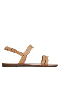 DeeZee Sandały E6720-101 Beżowy. Kolor: beżowy. Materiał: materiał, syntetyk